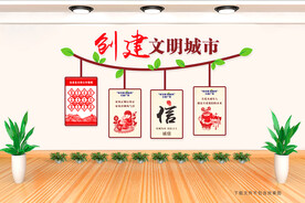 文明城市文化墙