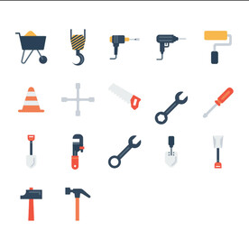 室内设计图标矢量图标