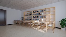 图书阅览室效果图