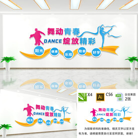 舞蹈文化墙