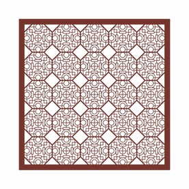 中式矢量雕花花纹