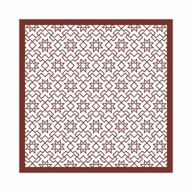 中式矢量雕花花纹