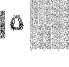 位图非矢量青铜 朝代底纹 