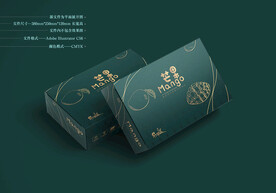 芒果包装 平面图