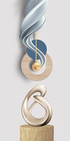 瓷晶画 线条抽象画 现代简约