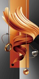 瓷晶画 线条抽象画 现代简约