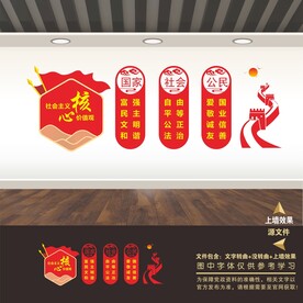 社会主义核心价值观文化墙