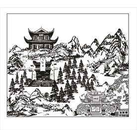 金顶天台青城山风景