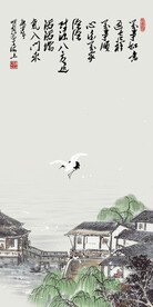 国画 最新山水玄关 TIF分层