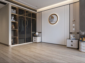 现代卧室场景空景