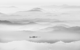 水墨山水风景画