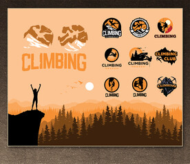 矢量攀岩竞技文化系列