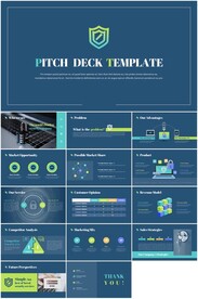 信息安全工作汇报动态ppt模板