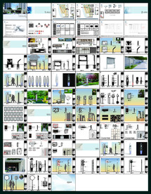 高端大气园区导视系统