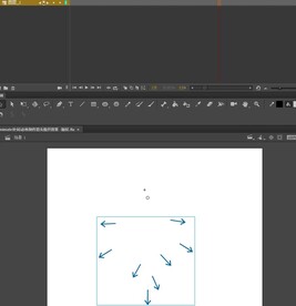 An补间动画制作箭头散开效果