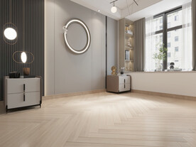 现代极简卧室场景3D空景