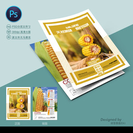玉米种子宣传单