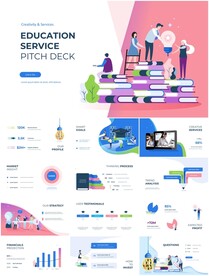 在线教育动态ppt模板