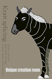 科拉特拼贴抽象画