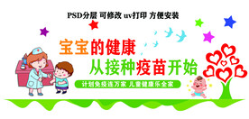 预防接种宣传文化墙