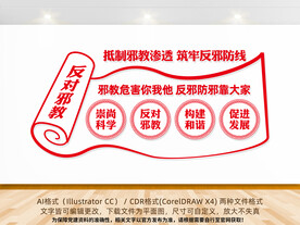 反对邪教宣传栏