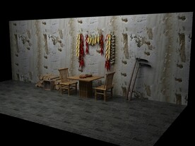 农具竹木桌椅子镐玉米辣椒柴河组