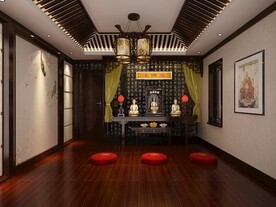 中式佛堂佛像佛龛神台条案摆台供