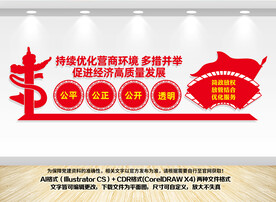 营商环境文化墙