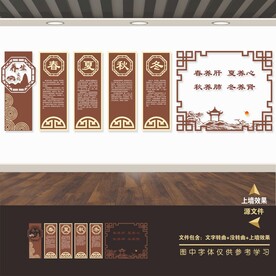 中医养生文化墙