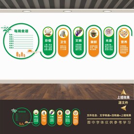 食堂餐厅文化墙