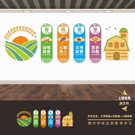 食堂餐厅文化墙