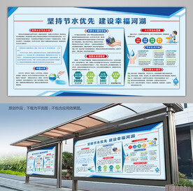 世界水日节约用水单页海报易拉宝