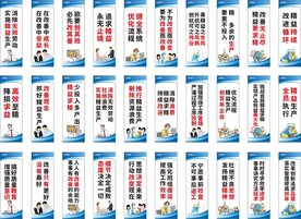 精益生产易拉宝企业厂家激励标语