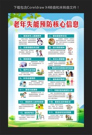 老年失能预防核心信息