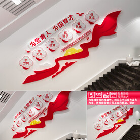 中小学校楼道文化墙