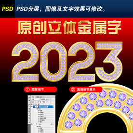 2023黄金字