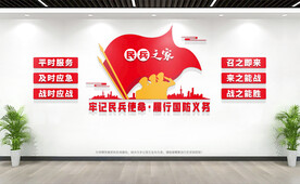 民兵之家文化墙