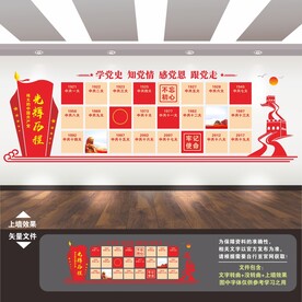 党的光辉历程文化墙