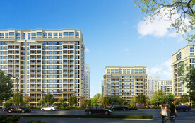 沿街高层群体效果图