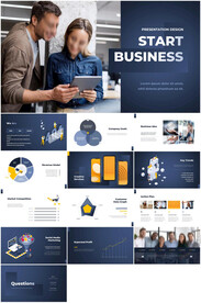 公司介绍工作汇报动态ppt模板