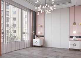 现代卧室场景空景