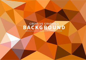 橘黄色创意背景