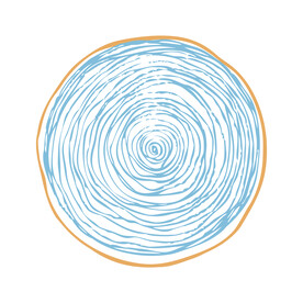 装饰画 圆形抽象画