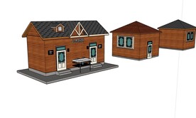 公测模型 小木屋 公厕木屋 