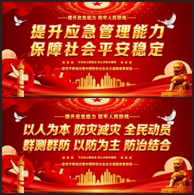 应急管理展板