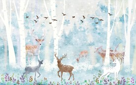 轻奢装饰画 麋鹿