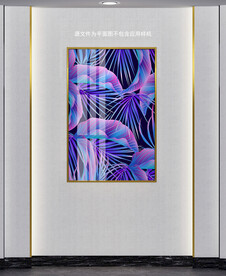 风景插画装饰画