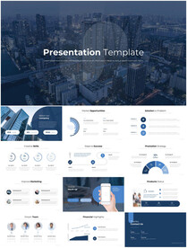 公司介绍工作汇报动态ppt模板