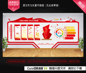 党员活动室文化墙