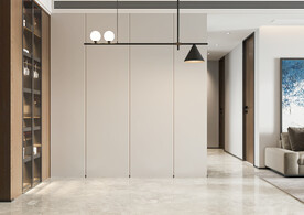 现代餐厅背景墙